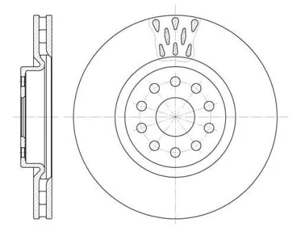 - Гальмівний диск REMSA 6563.10