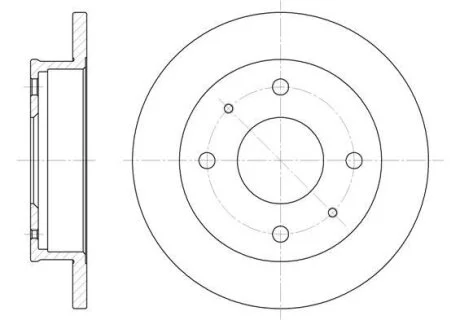 - Гальмівний диск REMSA 6568.00