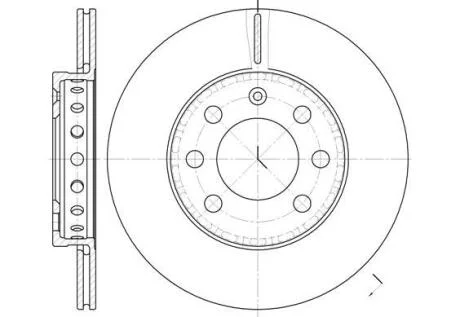 Диск гальмівний REMSA 6595.00