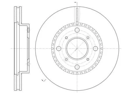 - Гальмівний диск REMSA 6804.10