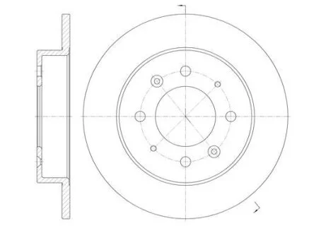 - Гальмівний диск REMSA 6874.00