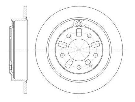 - Гальмівний диск REMSA 6923.00