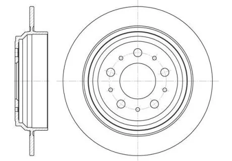 6924.00 - Гальмівний диск REMSA 692400
