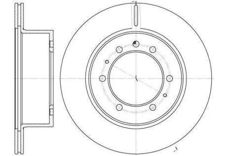 - Гальмівний диск REMSA 6926.10