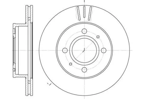 - Гальмівний диск REMSA 6927.10