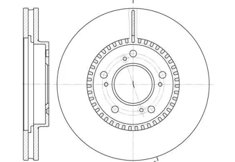 6938.10 - Гальмівний диск REMSA 693810
