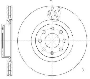 - Гальмівний диск REMSA 6982.10