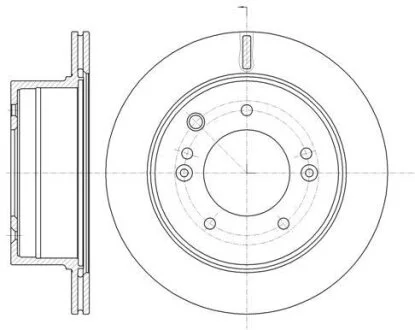 - Гальмівний диск REMSA 6993.10