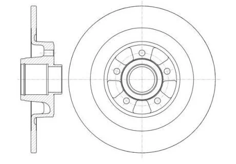 Диск гальмівний REMSA 699900