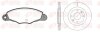 CITROEN К-кт гальм. колодки + диски передн.Berlingo 96-,BX,Xantia,Xsara,ZX,Peugeot 206,405,Partner REMSA 8659.01 (фото 1)