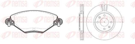 PEUGEOT К-кт галь. колодки + диски 207 02/06- 207 SW 06/07- 3008 06/09- 307 08/00- 307 SW 03/02- 308 09/07- 308 SW 09/07- REMSA 8828.00