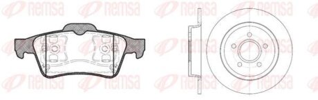FORD К-кт гальм. колодки + диски C-max REMSA 8842.01 (фото 1)