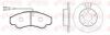 REMSA FIAT ДИСКИ + КОЛОДКИ (комплект на перед) Ducato 02-, CITROEN 8959.00