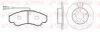 REMSA FIAT ДИСКИ + КОЛОДКИ (комплект на перед) Ducato 02-, CITROEN 8959.00