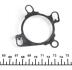 Прокладка клапана EGR Trafic 2.0 dCi 06-/Master 2.3dCi 10- RENAULT 8200 577 398 (фото 3)
