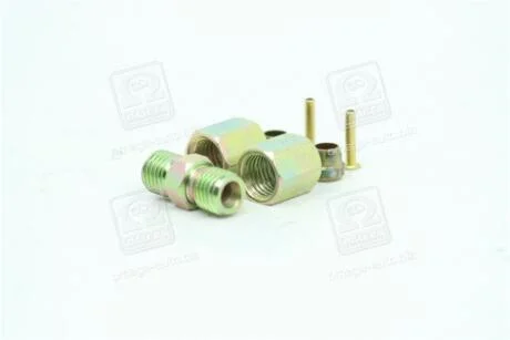 Р/к трубки гальмівної (Dвнут.=4мм, М8х1,5)(1штуцер,2гайки,2втулки,2шайби) RIDER RD 01.02.148