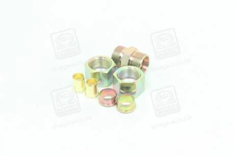 Р/к трубки гальмівної (Dвнут.=15мм, М22х1,5) (1штуцер,2гайки,2втулки,2шайби) RIDER RD 01.02.153