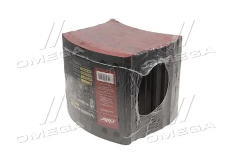 Накладка тормозная (комплект на ось) 419х178 (отверстия 6,35 мм) (1-й ремонтный размер) ROR TA, FRUEHAUF RIDER RD 19036REM1