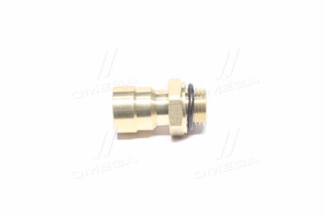 Фітінг пневматичний цанговий New Line M16x1.5/10 (латунний) RIDER RD 87.55.25