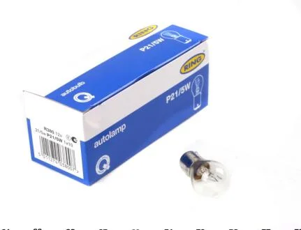 Автолампа P21/5W 12V 5W BAY15d Ring R380