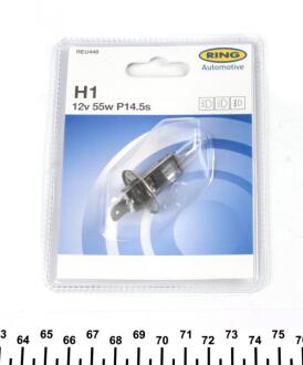 Лампа накаливания H1 55W 12V Halogen Headlamp Ring REU448
