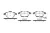 Торм. кол. пер., VW Caddy III - Touran - Golf V / VI, 2004>, (+датчики), (ушки вниз) 21030.01