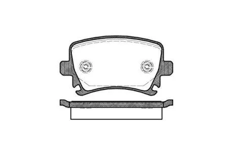 Гальмівні колодки дискові ROADHOUSE 21031.00