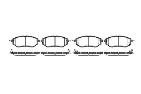 Гальмівні колодки пер. Subaru Legacy IV/Outback 03- (SUMITOMO) ROADHOUSE 21137.02