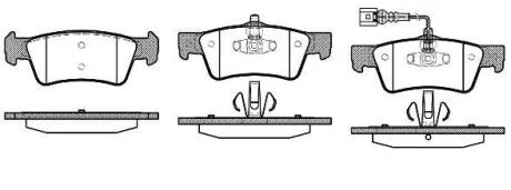 Гальмівні колодки дискові ROADHOUSE 21187.01