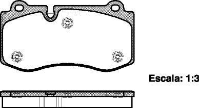 ТОРМОЗНЫЕ КОЛОДКИ MB E-CLASS W211, S-CLASSE W221 06- (BREMBO) ROADHOUSE 21202.00