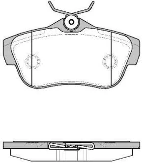 Гальмівні колодки дискові ROADHOUSE 21299.00