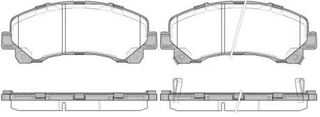 Гальмівні колодки дискові ROADHOUSE 21407.00