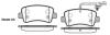 Колодки тормозные (задние) Renault Master III/Opel Movano10- (однокатк)(+датчик) ROADHOUSE 21439.01 (фото 1)