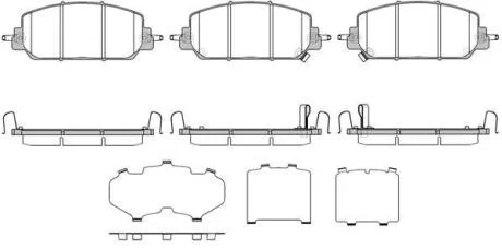 Гальмівні колодки дискові ROADHOUSE 21508.22