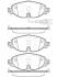 Торм. кол. пер., VW Caddy IV - Touran - Golf VII / VIII - Passat B8, 2015&gt;, (+датчики) ROADHOUSE 21515.01 (фото 1)