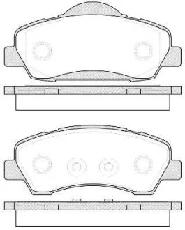 Гальмівні колодки дискові ROADHOUSE 21530.00
