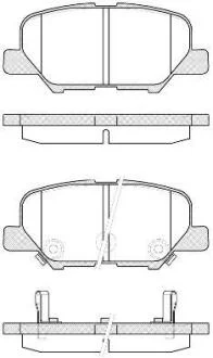 Гальмівні колодки дискові ROADHOUSE 21536.02