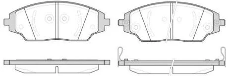Гальмівні колодки дискові ROADHOUSE 21537.02