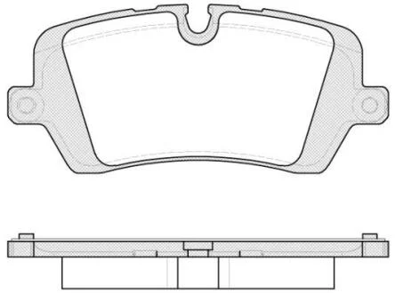 Гальмівні колодки дискові ROADHOUSE 21541.00