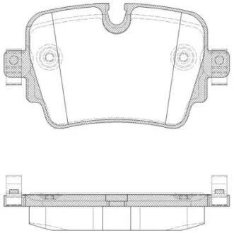 Гальмівні колодки дискові ROADHOUSE 21572.00