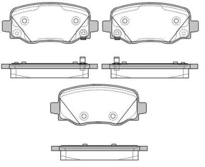 Гальмівні колодки дискові ROADHOUSE 21578.02