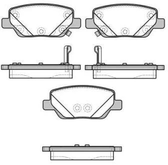 Гальмівні колодки дискові ROADHOUSE 21700.02