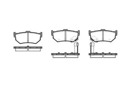 Гальмівні колодки дискові ROADHOUSE 2183.02