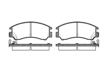 Гальмівні колодки дискові ROADHOUSE 2191.04