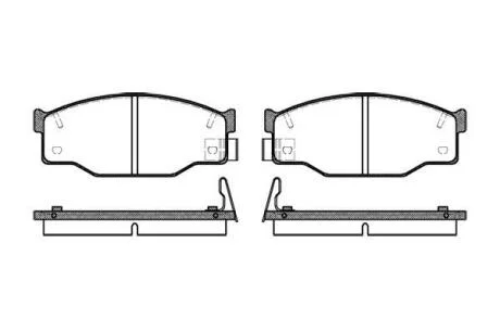 Колодки тормозные ROADHOUSE 2195.14