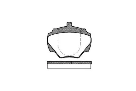 Гальмівні колодки дискові ROADHOUSE 2222.00