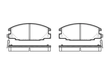 Гальмівні колодки дискові ROADHOUSE 223804