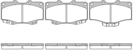 Гальмівні колодки дискові ROADHOUSE 2315.04