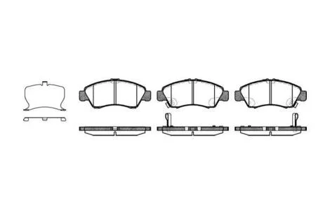 Гальмівні колодки дискові ROADHOUSE 2419.22