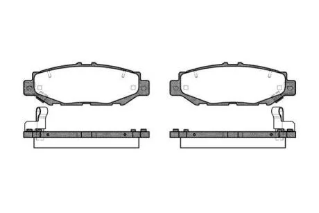 Гальмівні колодки дискові ROADHOUSE 2424.04